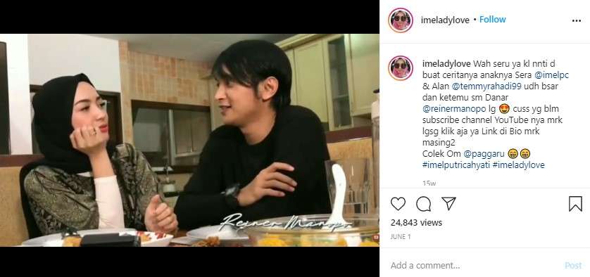 Imel Putri dan Reiner Manopo