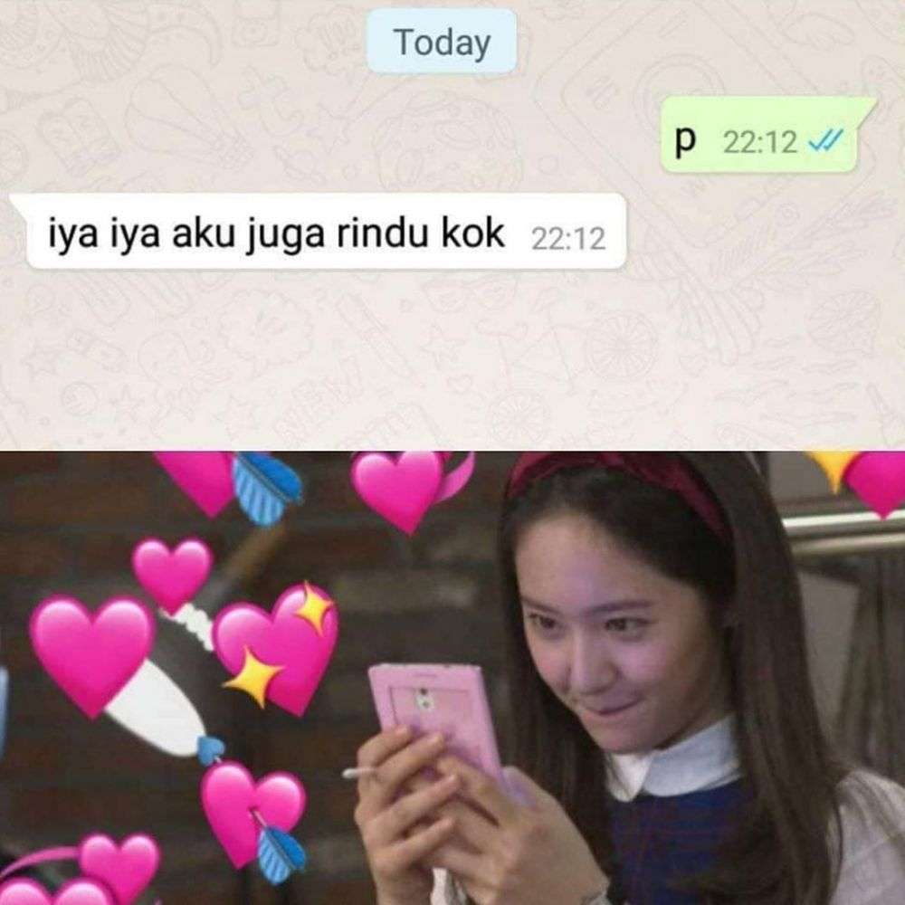chat kode ke pacar balesannya gini