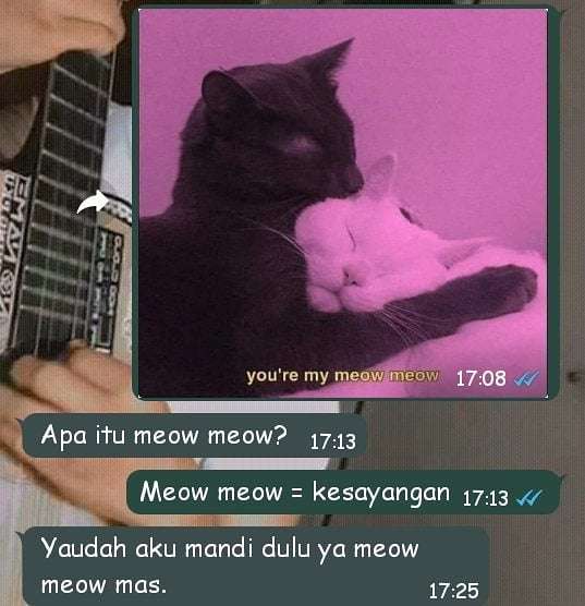 chat kode ke pacar balesannya gini