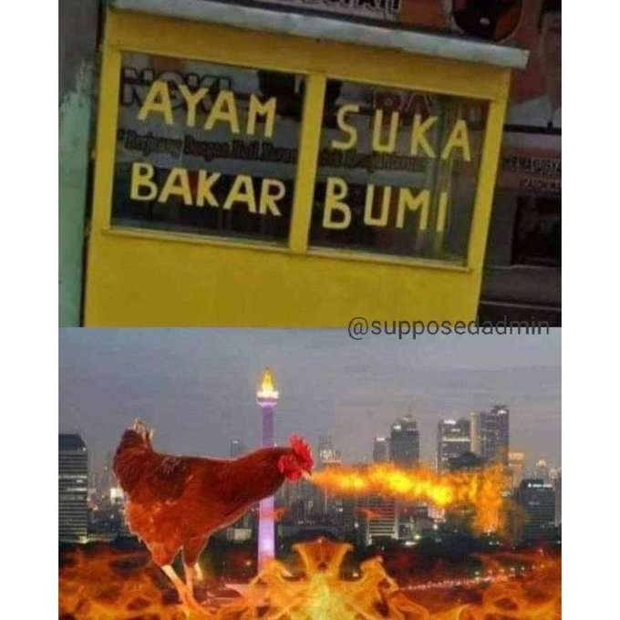 Tulisan nyeleneh di gerobak pedagang viral twitter
