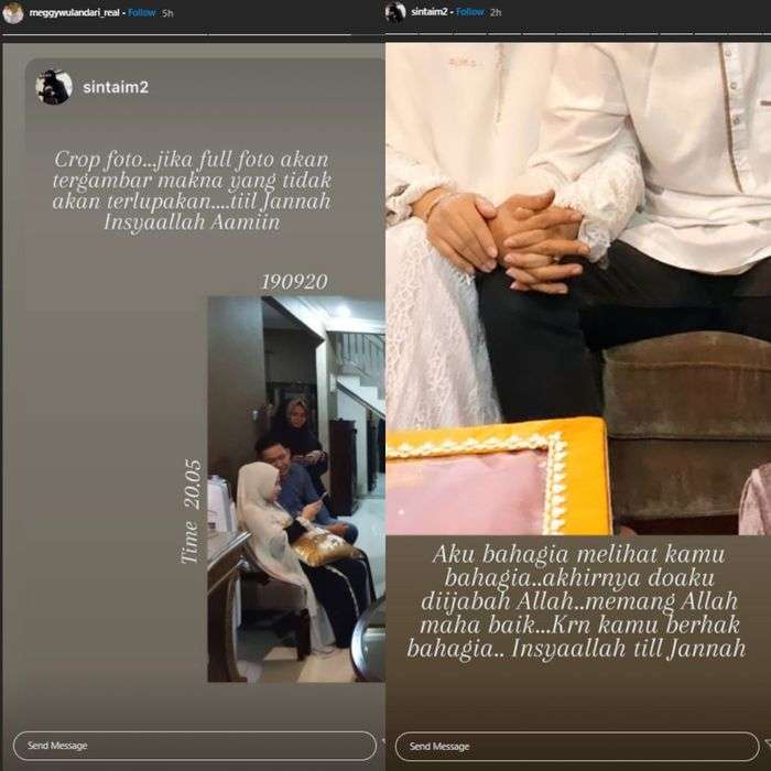 Suami baru Meggy Wulandari