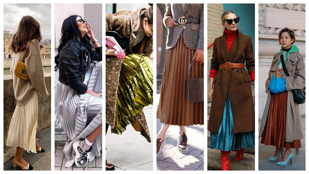 Inspirasi Gaya Pleated Skirts