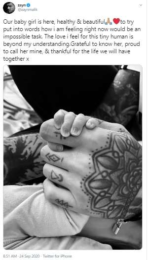 Bayi Zayn malik