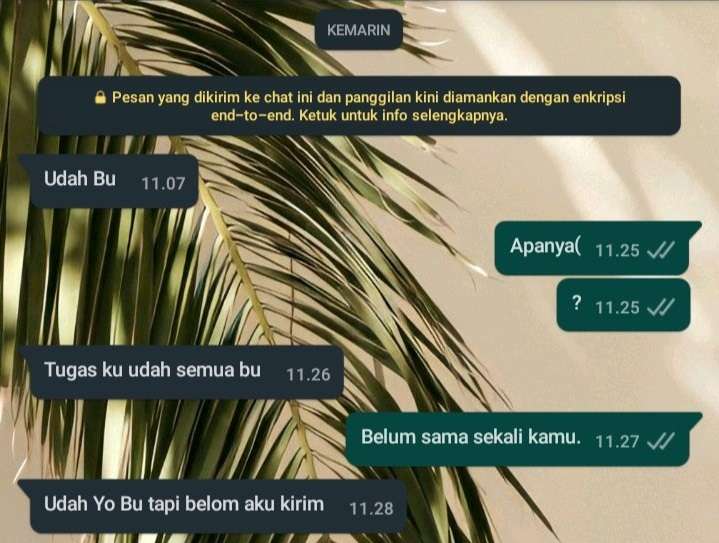 Chat guru dan murid kocak