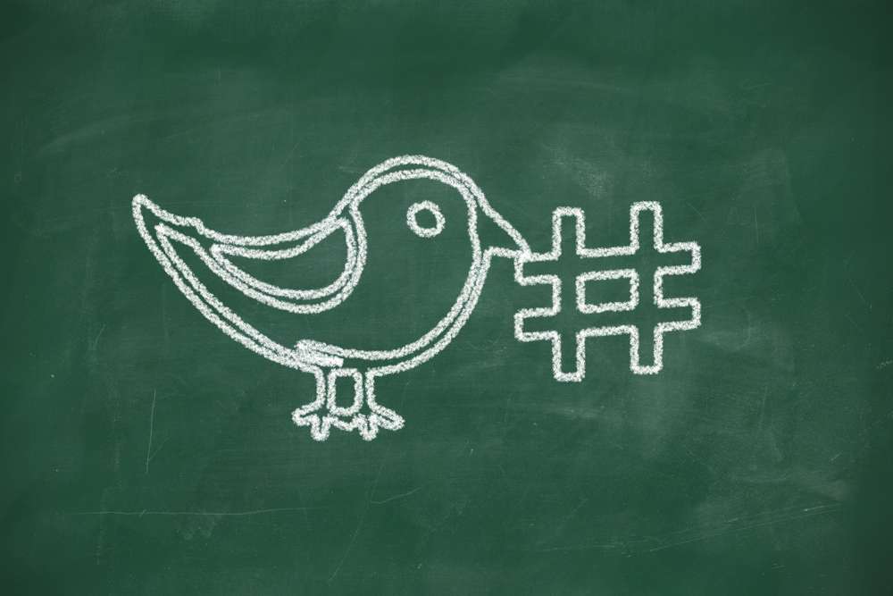 Ilustrasi Tagar Twitter