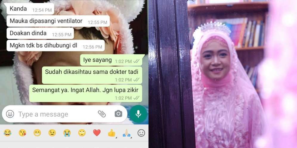 Kondisi Amira makin menurun hingga dipasang ventilator