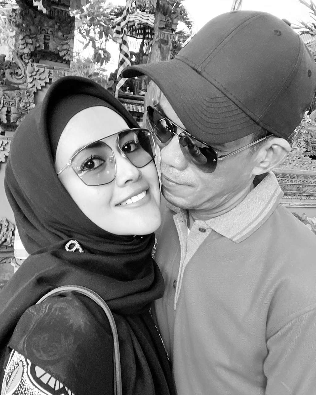 Meggy Wulandari dan suami baru
