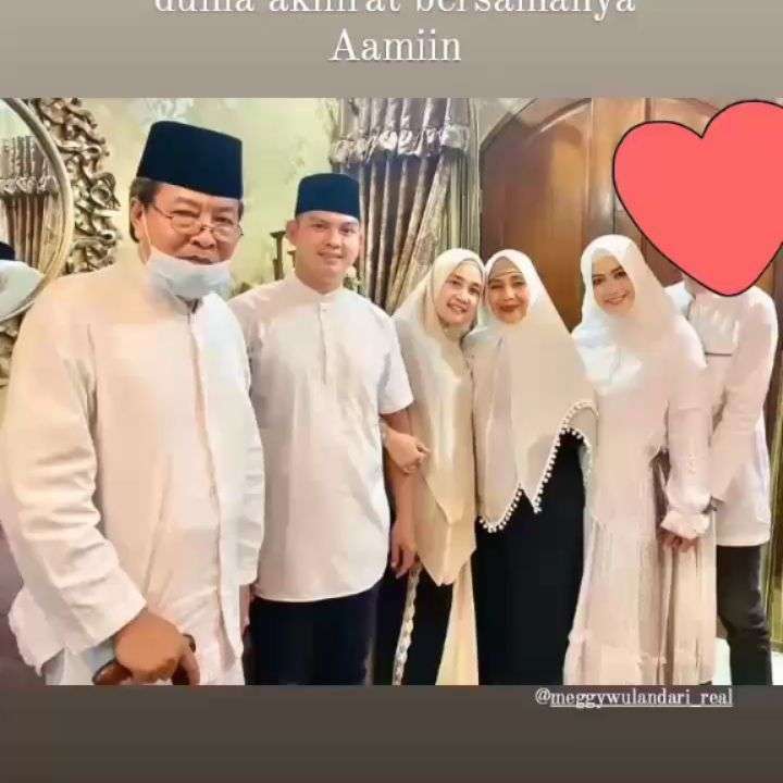 Meggy Wulandari dan suami baru