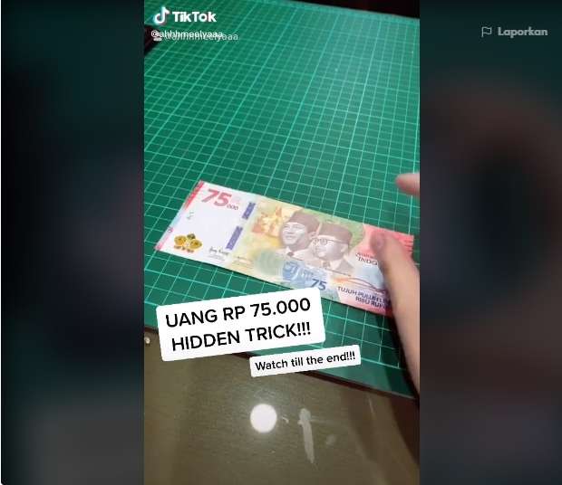viral uang 75 ribu nyanyi