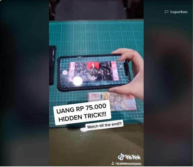 viral uang 75 ribu nyanyi