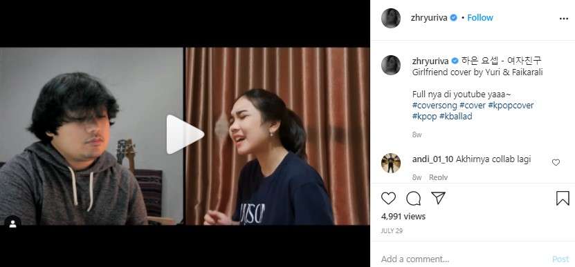 Mantan personil JKT48 Yuriva