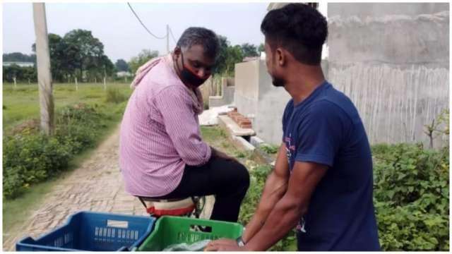 Pekerjaan baru sebagai tukang sayur