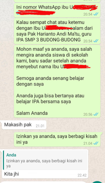 Beda sekolah hingga kabupaten. Kok bisa ya? haha