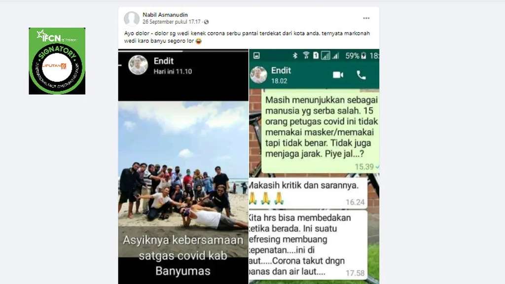 Unggahan Facebook