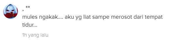 Ngakak sampe perut mules.
