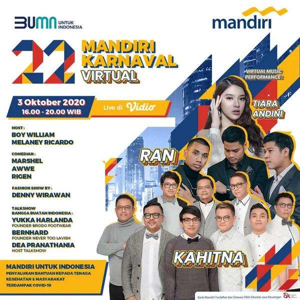 Mandiri Karnaval Virtual 2020.