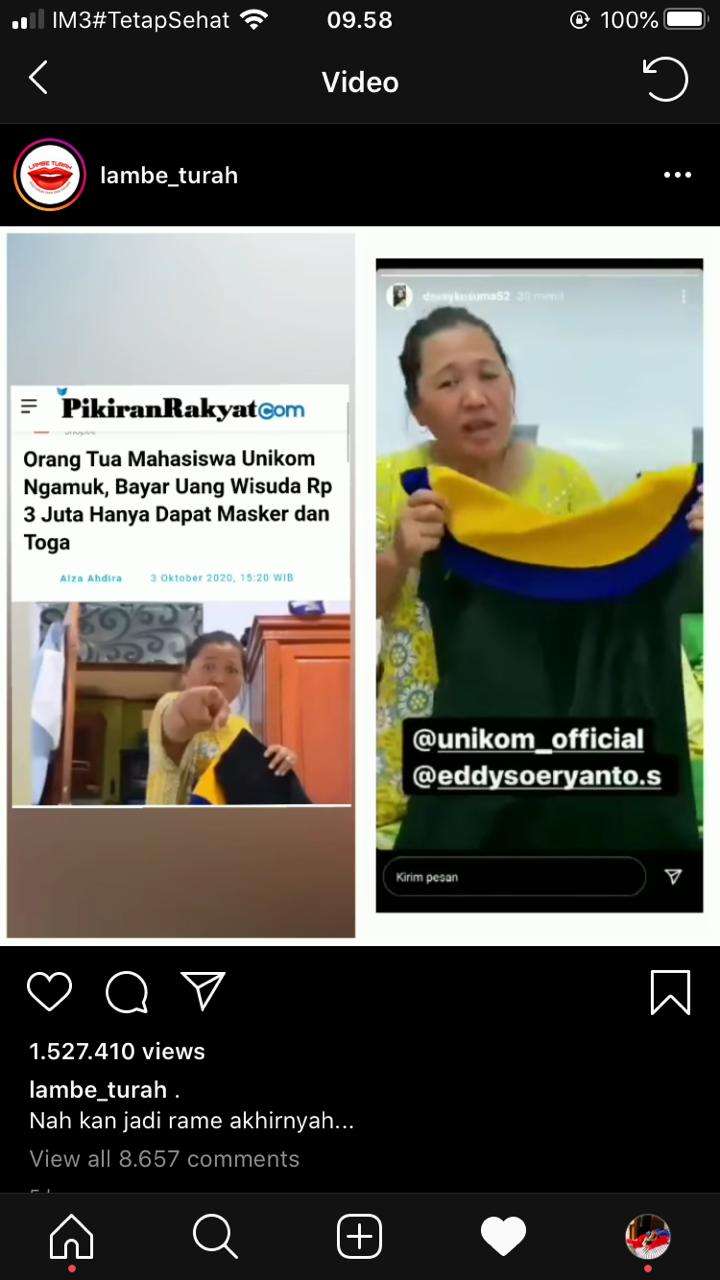 Orangtua Mahasiswa Unikom Mengamuk