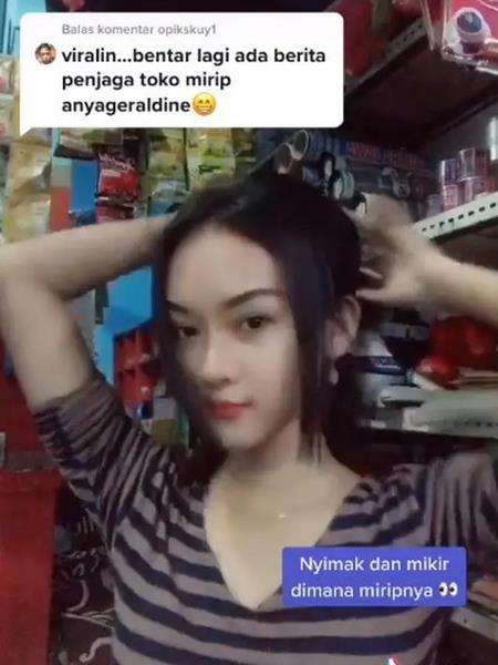 Intan Rose viral karena dibilang mirip Anya Geraldine.