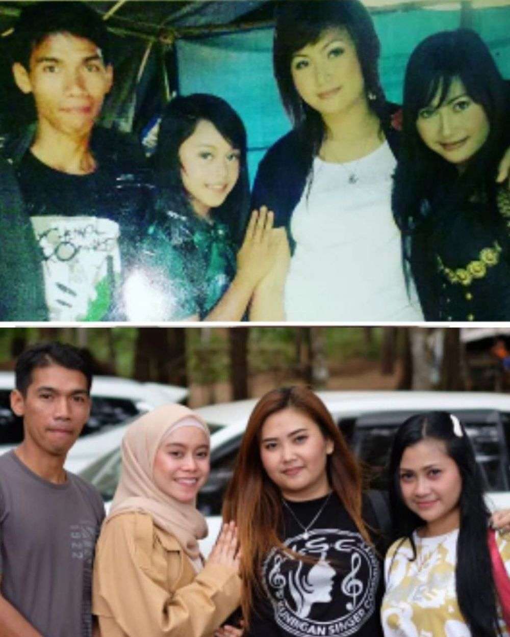 Potret lawas penyanyi dangdut