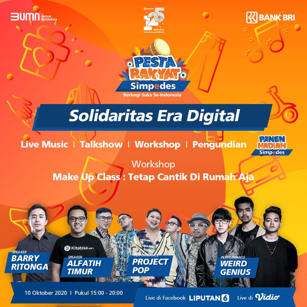 Pesta Rakyat Simpedes Episode 4, Inspirasi Berbagi Kebaikan di Era Digital