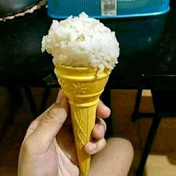 Potret bentuk es krim nyeleneh tak sesuai ekspektasi