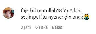 Sesimpel itu, jadi terharu.