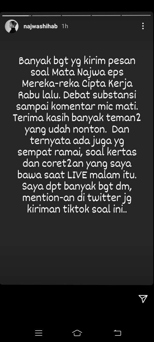 Najwa Shihab tentang minta tolong (1)