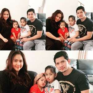 potret keluarga Audy Item dan Iko Uwais