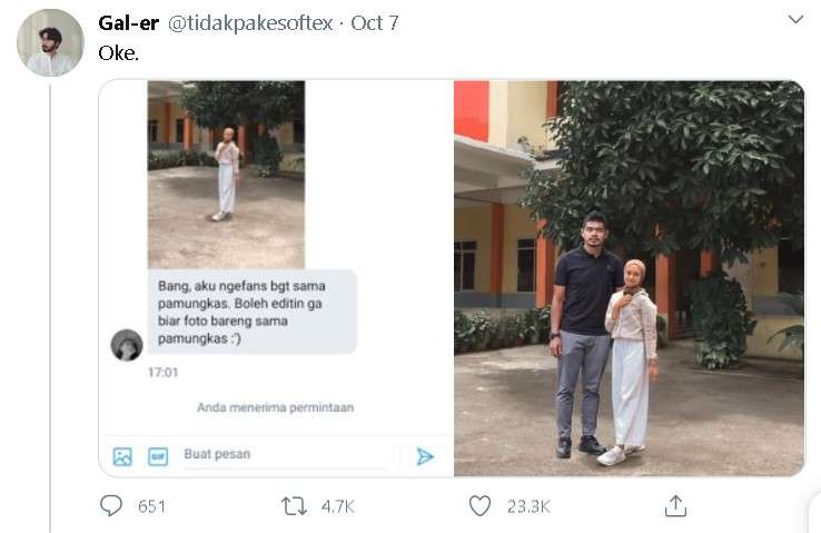 Potret hasil editan kocak warganet