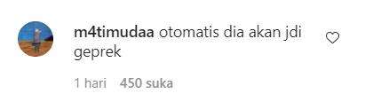Komentar yang tak kalah lucunya dari netizen.