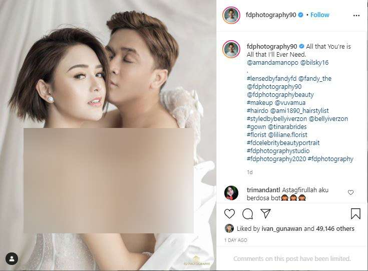 Billy Syahputra dan Amanda Manopo