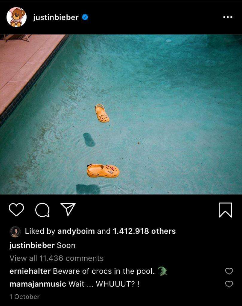 Justin Bieber x Crocs