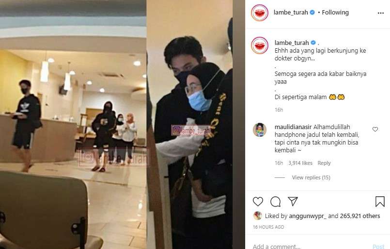 Dinda Hauw dan Rey Mbayang