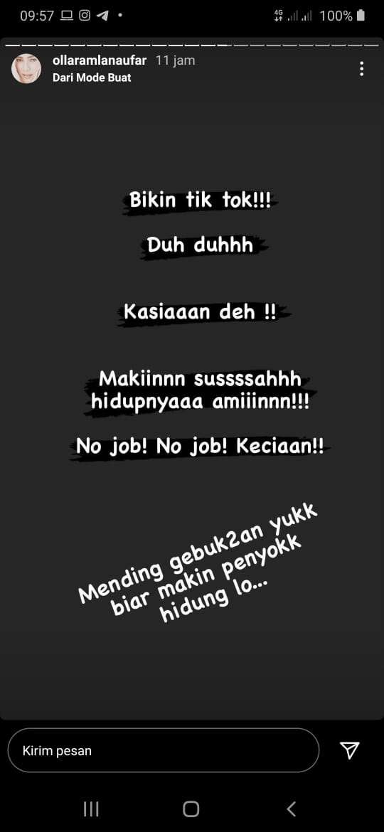 Unggahan Olla Ramlan