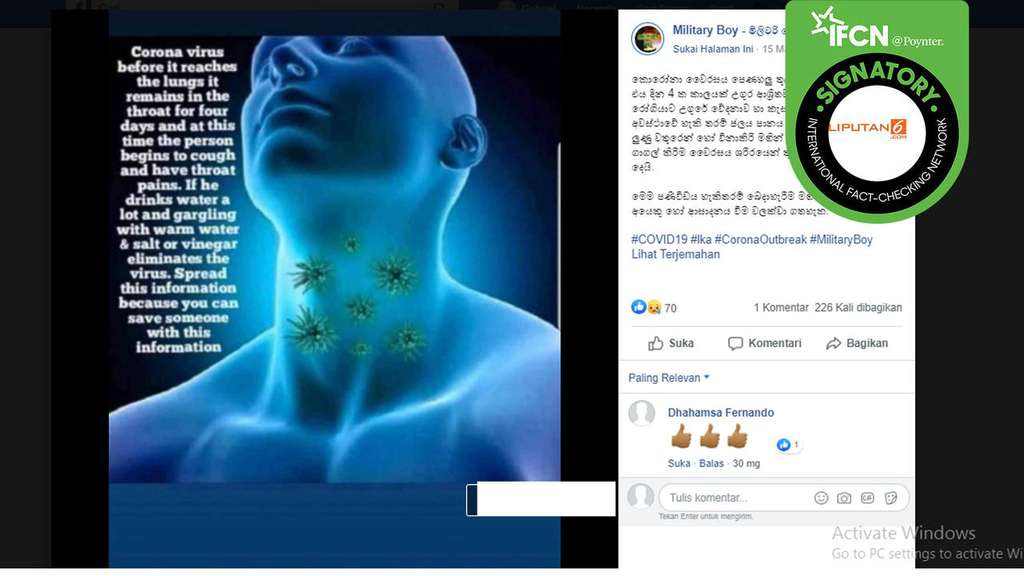 Unggahan Facebook