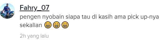 Siapa tau dikasih sekalian dengan mobilnya.