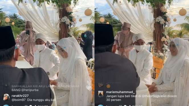 pernikahan Taqy Malik dan Sherel