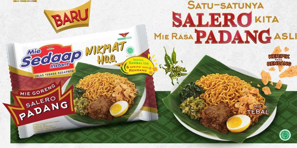 Mie sedaap Nasi Padang