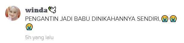 Aku jadi babu di nikahanku sendiri.