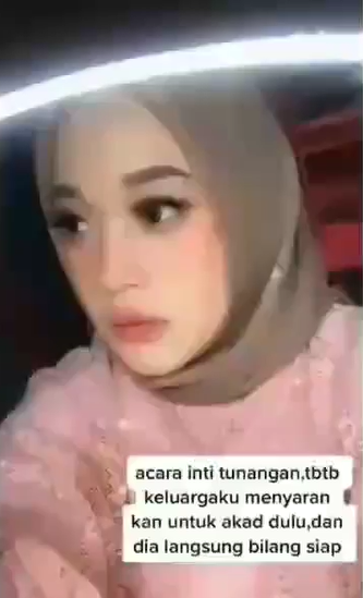 viral acara lamaran jadi akad