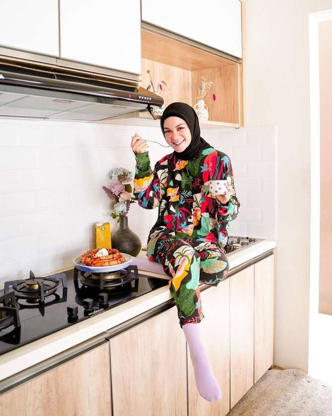 Seleb pemotretan di dapur
