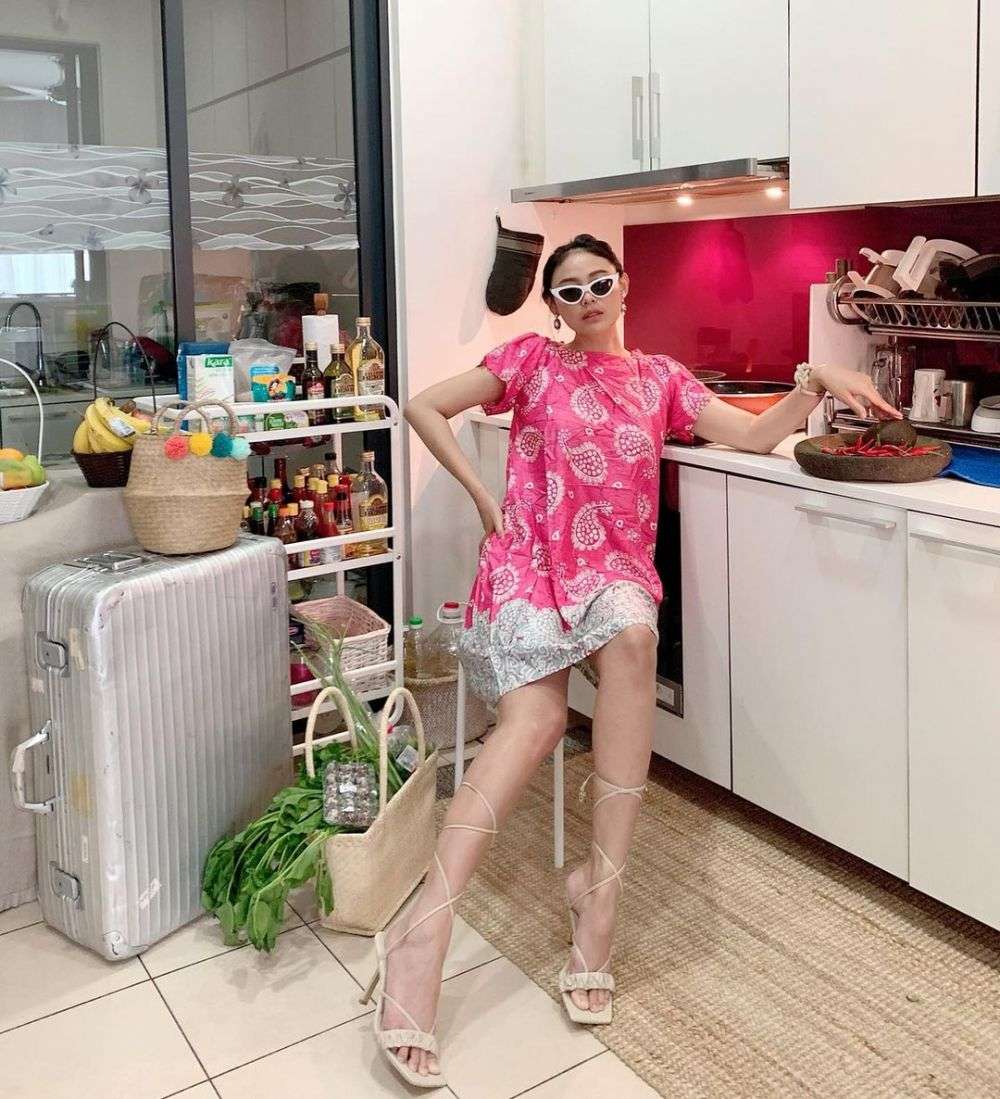 Seleb pemotretan di dapur