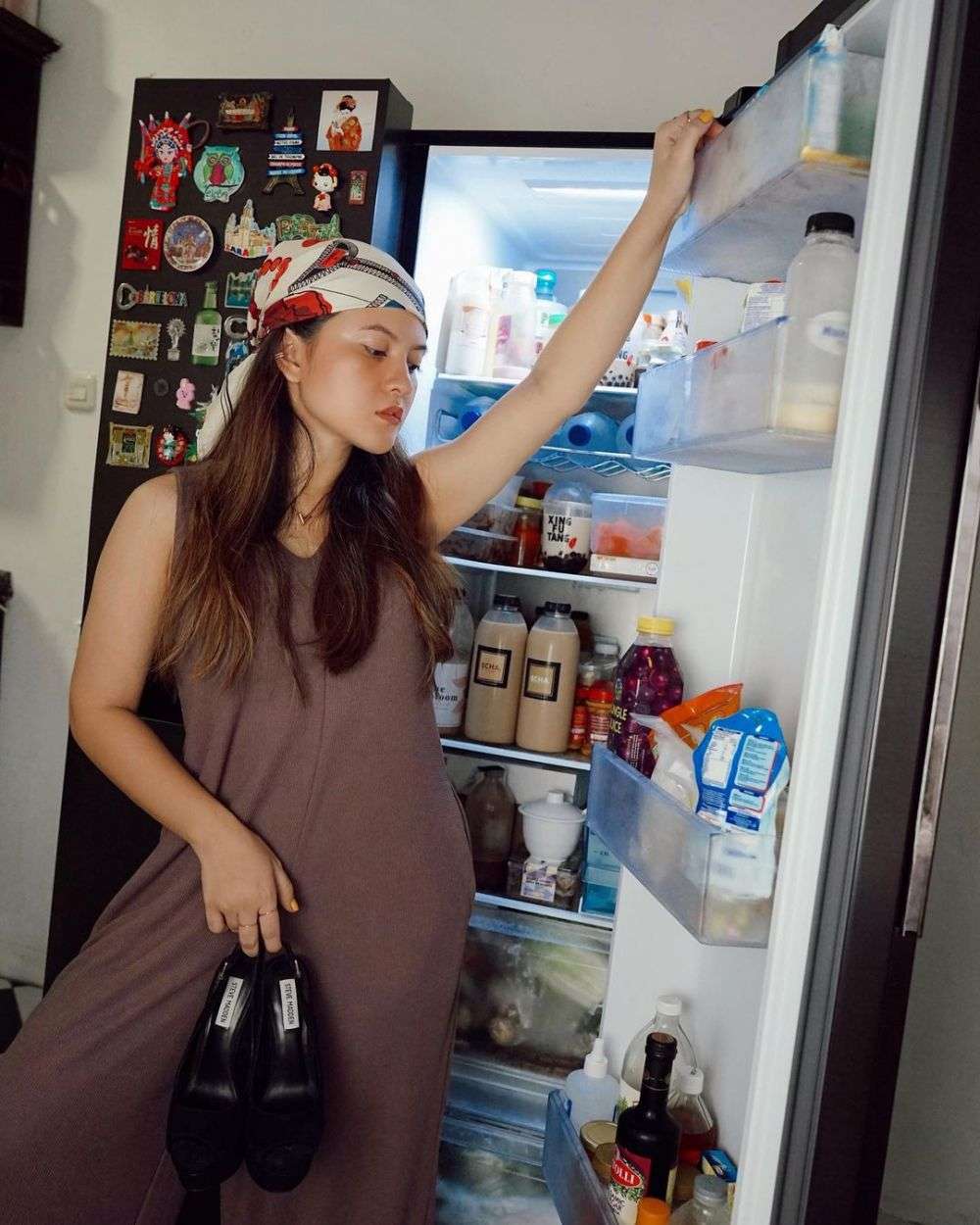 Seleb pemotretan di dapur
