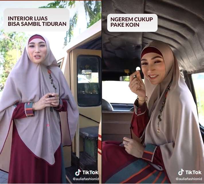 Viral wanita pamer mobil sultan