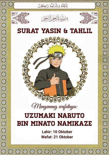 Buku Yasin untuk Naruto.
