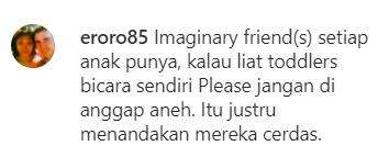 Anak punya teman imajinasi tandanya anak cerdas.