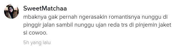 Gak romantasi sih mbaknya.