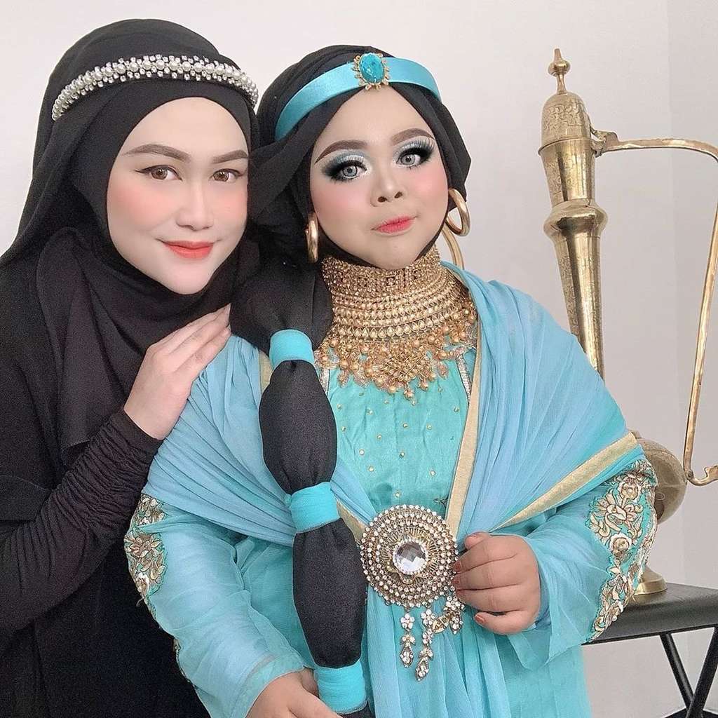 Kekeyi jadi princess Jasmine