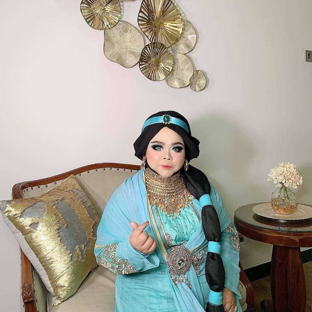 Kekeyi jadi princess Jasmine