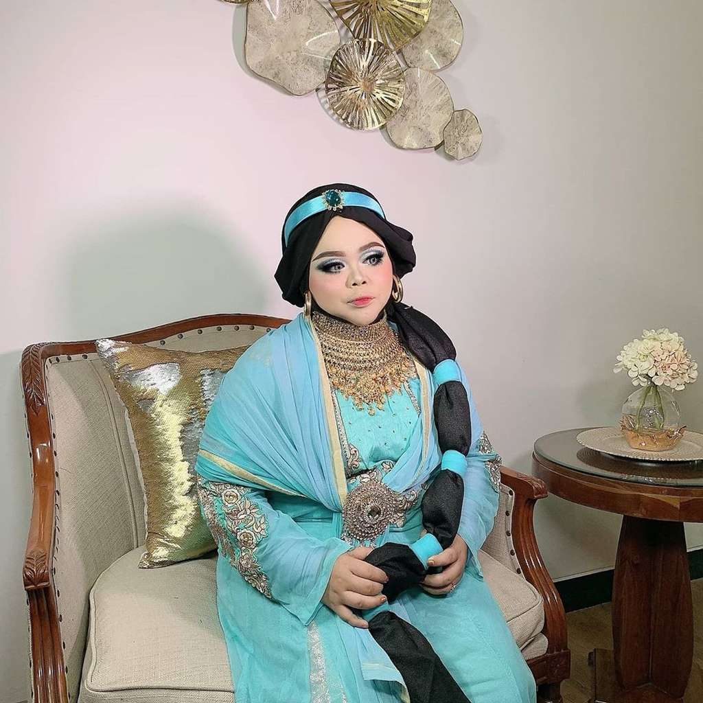 Kekeyi jadi princess Jasmine